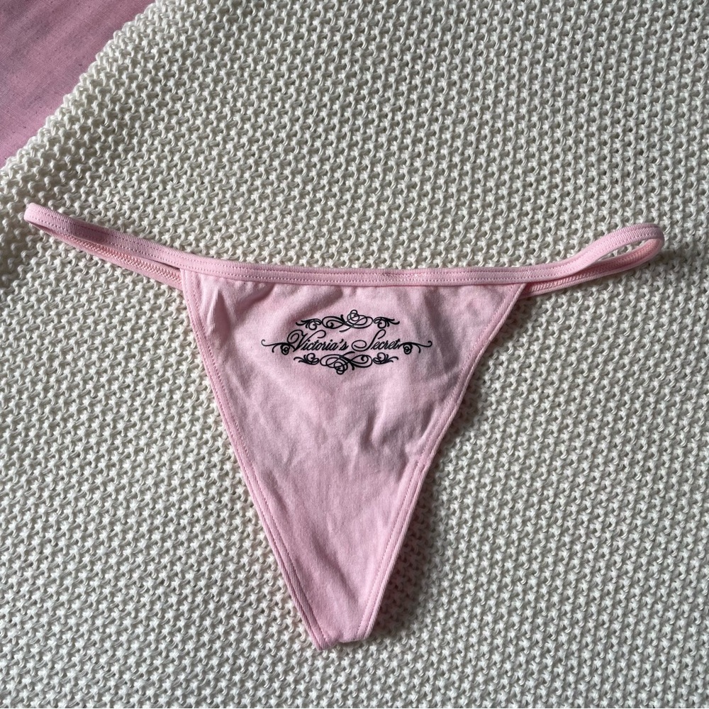 VICTORIA’s SECRET Baby Pink Triangle G-string Thong - Picture 4 of 6